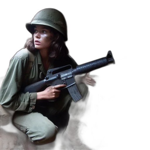 weapon, hat, staff, jacket transparent PNG cut-out