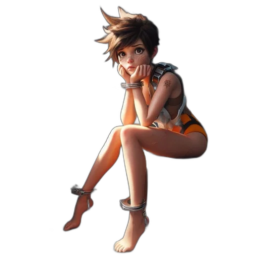 dress, staff, weapon, shoes transparent PNG cut-out