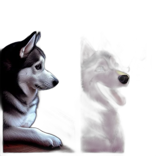 animal, creature, concept art, photorealistic transparent PNG cut-out