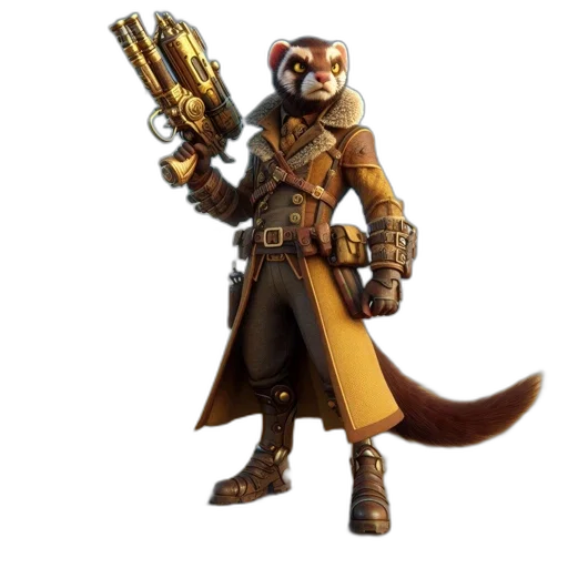 weapon, staff, animal, concept art transparent PNG cut-out