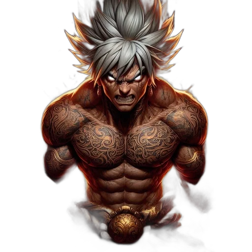 face, fantasy art, concept art, comic book art transparent PNG cut-out