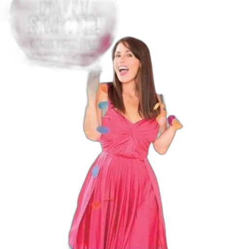 dress, umbrella, staff, photorealistic transparent PNG cut-out