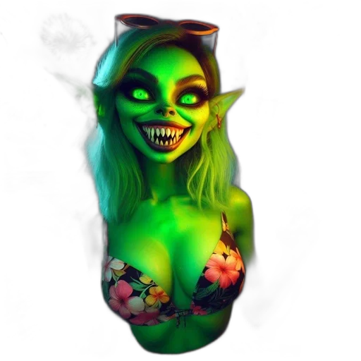 mask, creature, dress, bottle transparent PNG cut-out