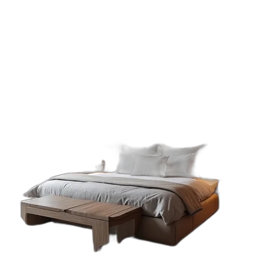 furniture, 3d render, photorealistic, earth tones transparent PNG cut-out