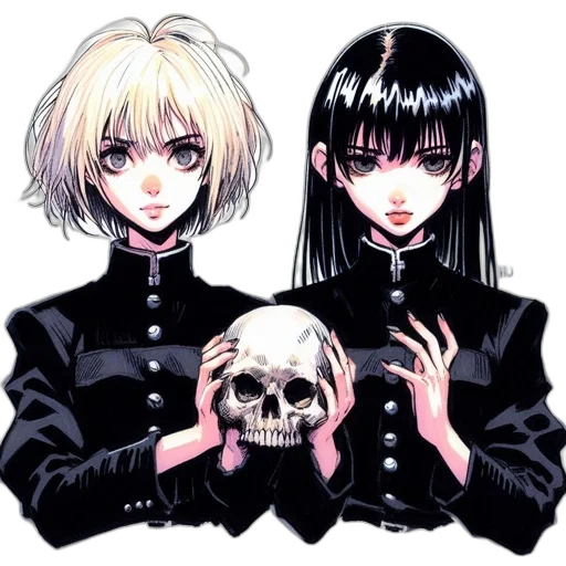 mask, jacket, anime, concept art transparent PNG cut-out