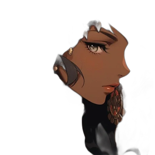 face, mask, staff, jewelry transparent PNG cut-out