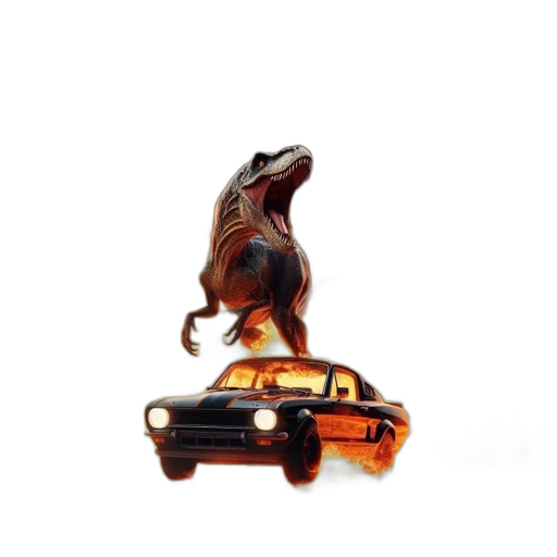 car, dragon, animal, concept art transparent PNG cut-out