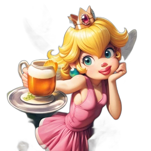 crown, cartoon, concept art, photorealistic transparent PNG cut-out