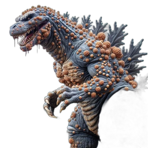 dragon, creature, animal, staff transparent PNG cut-out