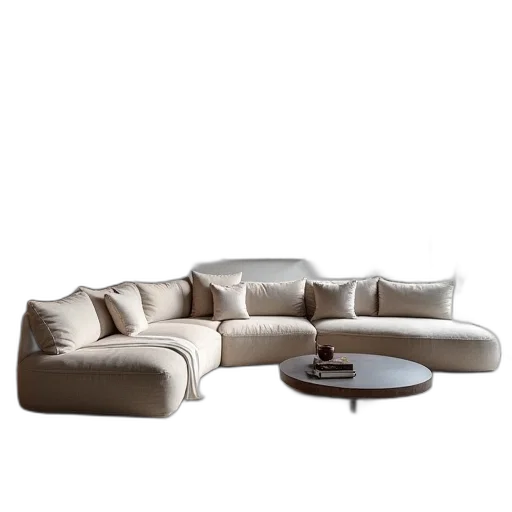 furniture, 3d render, photorealistic, earth tones transparent PNG cut-out