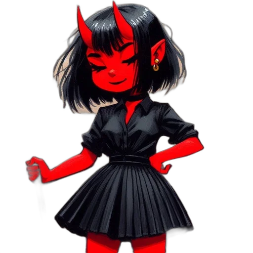 dress, staff, mask, creature transparent PNG cut-out