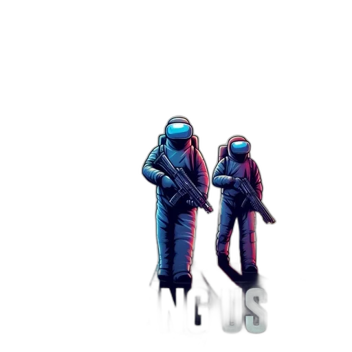 jacket, robot, mask, creature transparent PNG cut-out