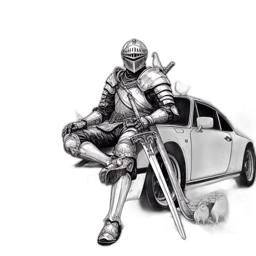sword, car, weapon, robot transparent PNG cut-out