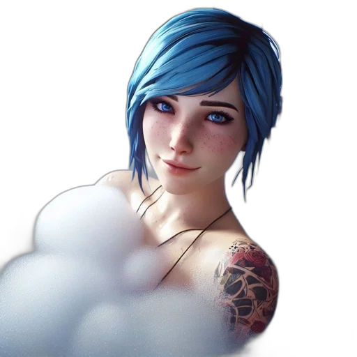 face, photorealistic, fantasy art, concept art transparent PNG cut-out