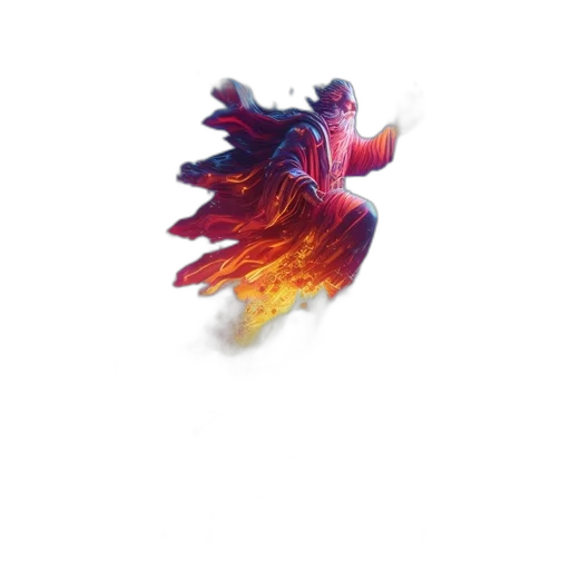dragon, hair, animal, creature transparent PNG cut-out