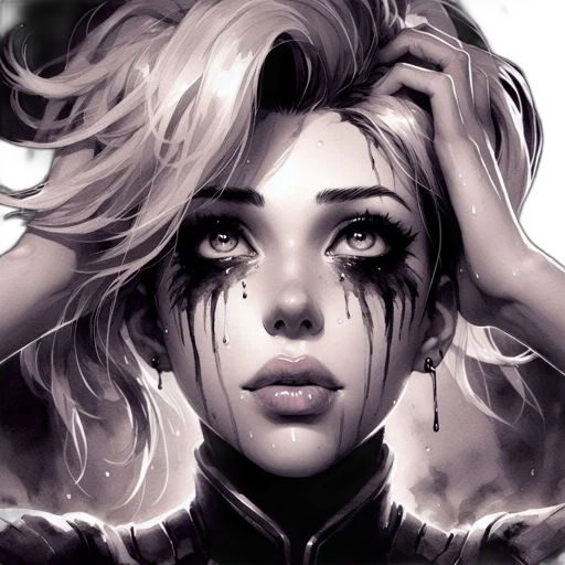 face, mask, comic book art, fantasy art transparent PNG cut-out