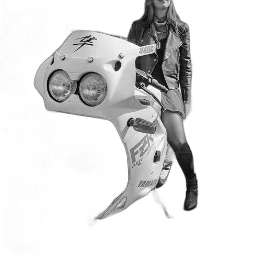 robot, car, jacket, staff transparent PNG cut-out