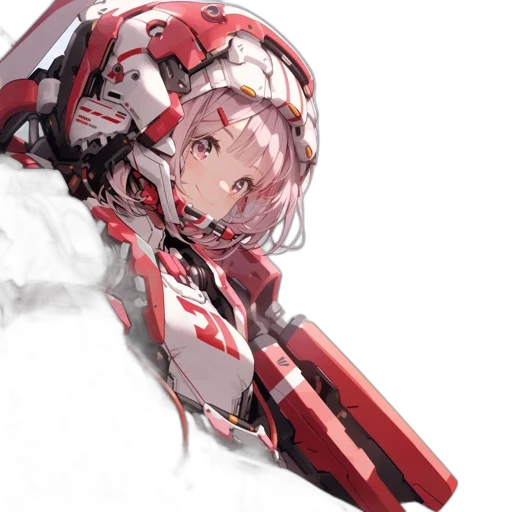 robot, weapon, sword, jacket transparent PNG cut-out