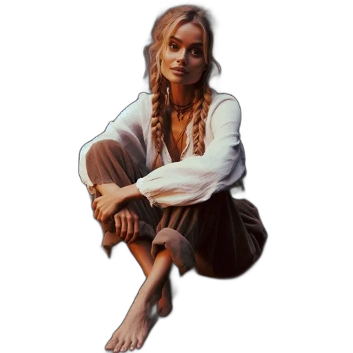 dress, jacket, jewelry, face transparent PNG cut-out