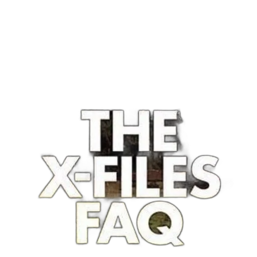x-files, faq, poster, ufo transparent PNG cut-out