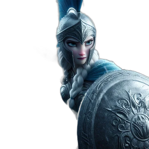 sword, face, crown, staff transparent PNG cut-out