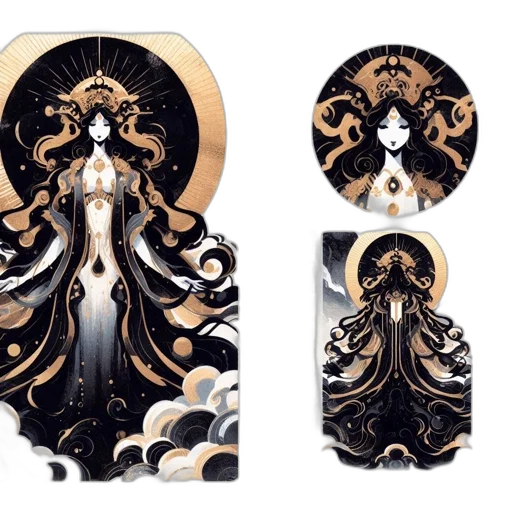 crown, dress, jewelry, concept art transparent PNG cut-out