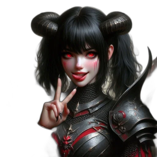 fantasy art, concept art, photorealistic, anime transparent PNG cut-out