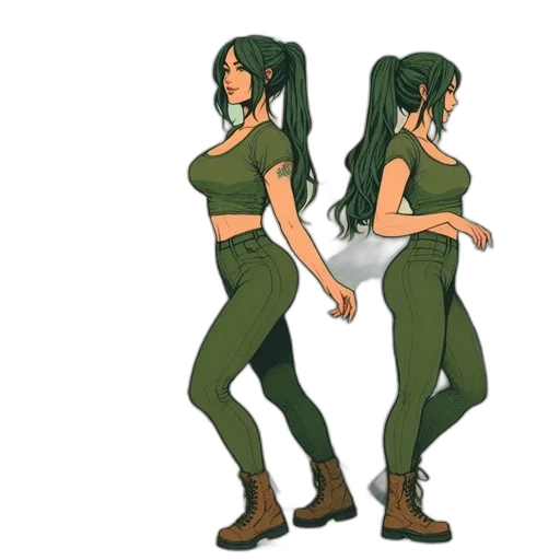 concept art, pixel art, anime, 3d render transparent PNG cut-out