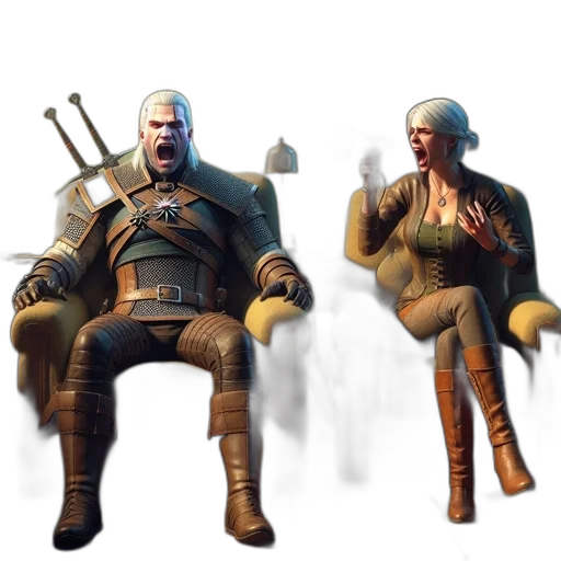 staff, weapon, sword, jacket transparent PNG cut-out