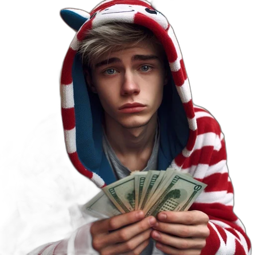 face, jacket, hat, animal transparent PNG cut-out