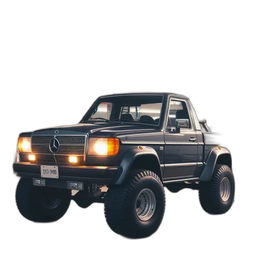 car, weapon, animal, 3d render transparent PNG cut-out