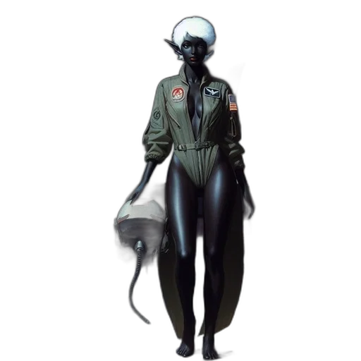 robot, staff, jacket, creature transparent PNG cut-out