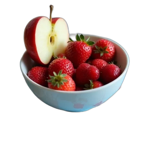 food, crown, photorealistic, 3d render transparent PNG cut-out