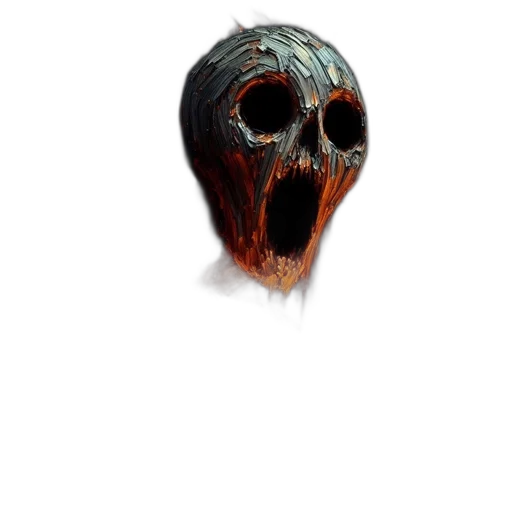 mask, face, creature, staff transparent PNG cut-out