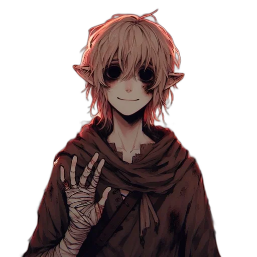 mask, staff, face, creature transparent PNG cut-out