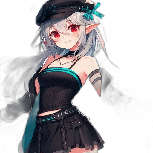 dress, staff, hat, dragon transparent PNG cut-out