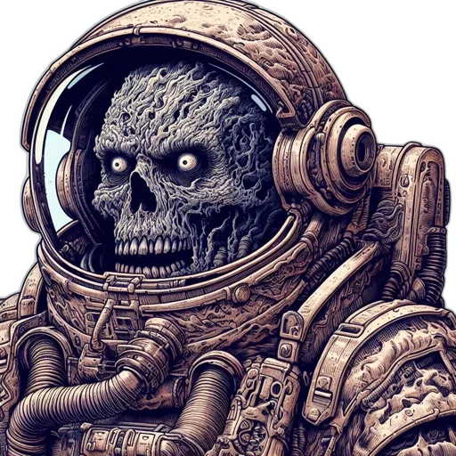 face, mask, robot, creature transparent PNG cut-out