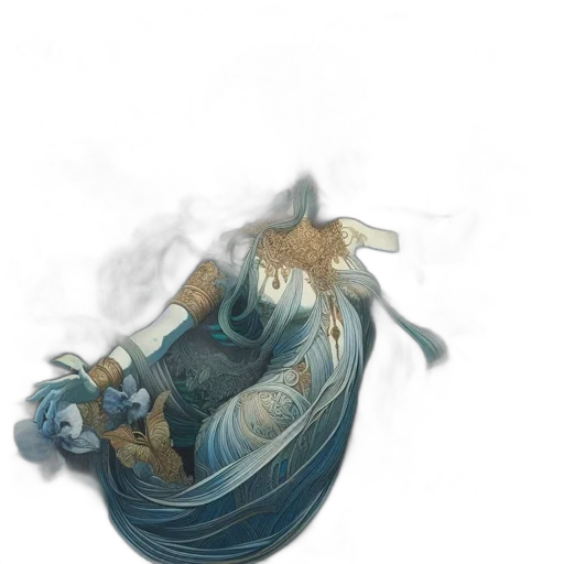 dragon, mask, sword, staff transparent PNG cut-out