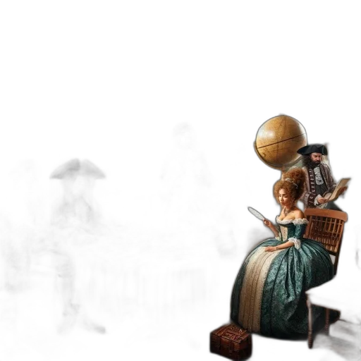 dress, furniture, staff, concept art transparent PNG cut-out
