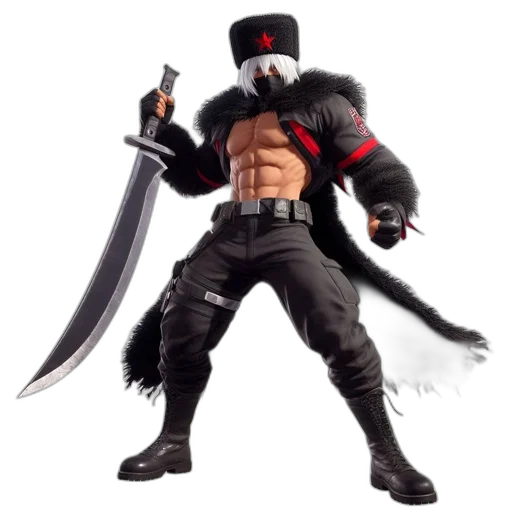 sword, weapon, concept art, 3d render transparent PNG cut-out