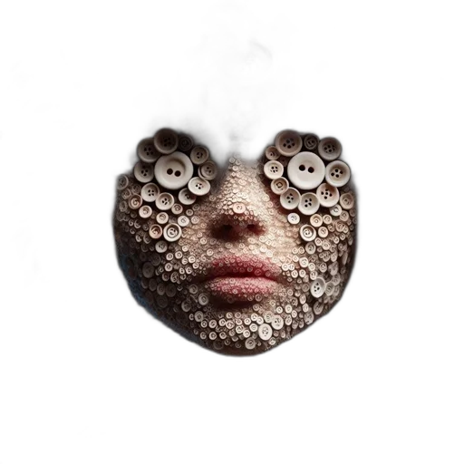 mask, face, creature, jewelry transparent PNG cut-out