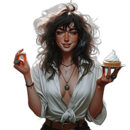 food, staff, concept art, fantasy art transparent PNG cut-out