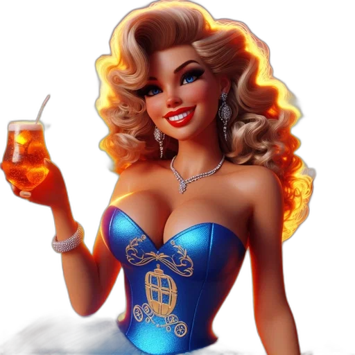 fantasy art, cartoon, concept art, 3d render transparent PNG cut-out