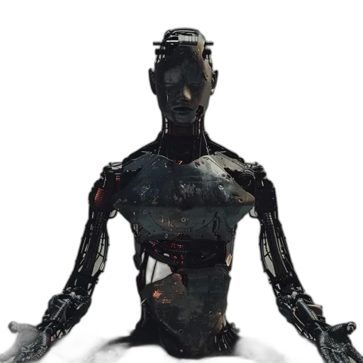 robot, creature, face, animal transparent PNG cut-out