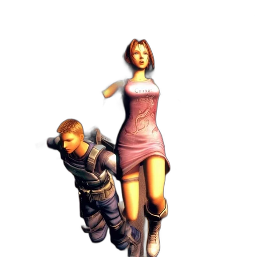 weapon, robot, staff, dress transparent PNG cut-out
