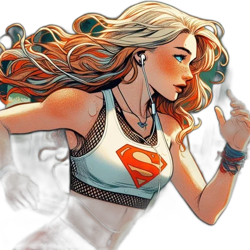 comic book art, concept art, fantasy art, cartoon transparent PNG cut-out