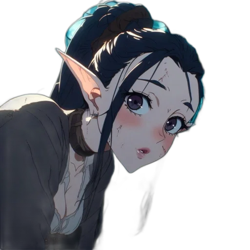 face, mask, staff, creature transparent PNG cut-out