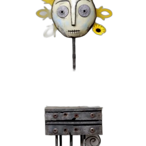 mask, jewelry, robot, staff transparent PNG cut-out