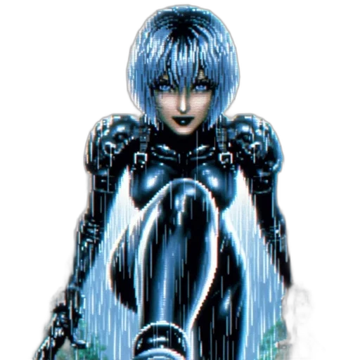 robot, comic book art, concept art, cyberpunk transparent PNG cut-out
