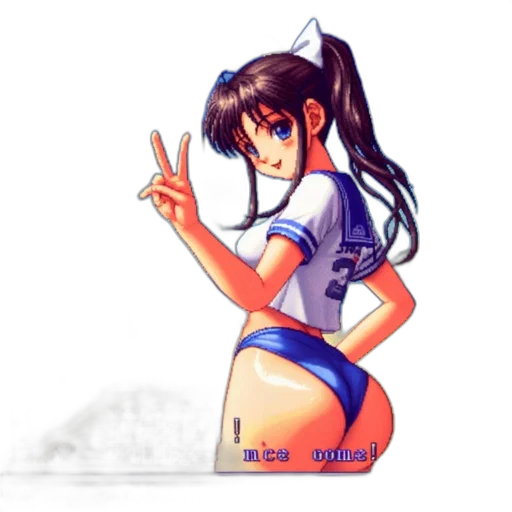 staff, weapon, anime, pixel art transparent PNG cut-out